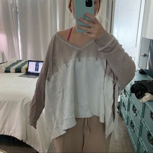 Free People oversize sweatshirt